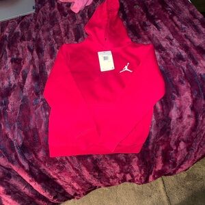 Jordan Red Sweatshirt with Iconic Logo